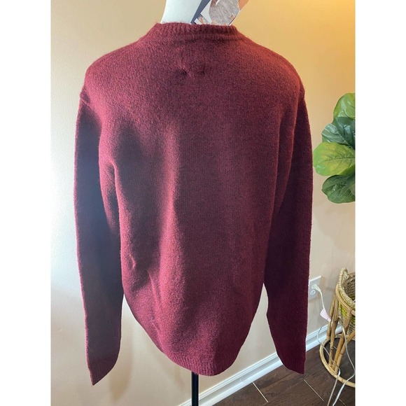 Gap Maroon Red Crewneck Sweater size Small Christmas Sweater NWT - Picture 7 of 11